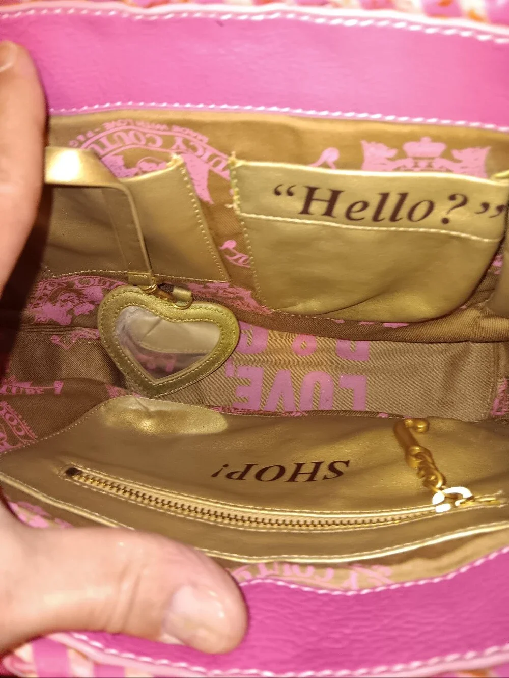 Juicy Couture Ultra Rare Vintage Y2k Wicker Basket Heart Bag